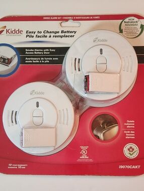Kidde Smoke Alarm - 2 Pack